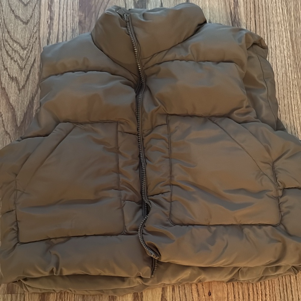 Brown Puffer Vest